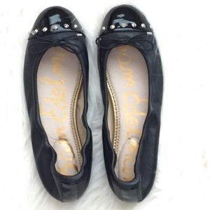 {SAM EDELMAN} Studded Ballet Flats